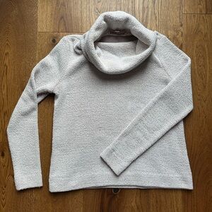 LOFT Cowl Neck Knit Sweater, Neutral, Medium